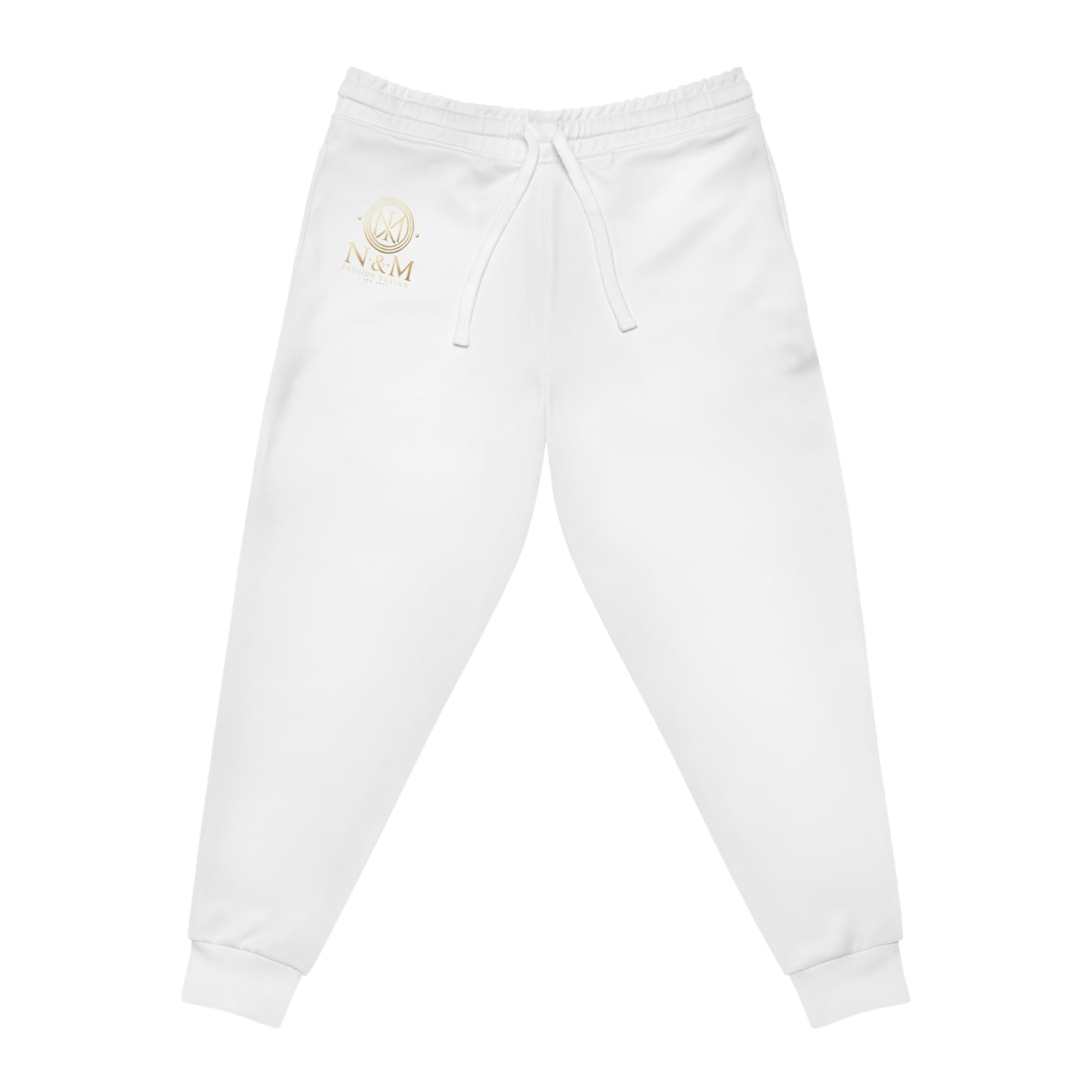 Luxury White Athletic Joggers for Comfort & Style