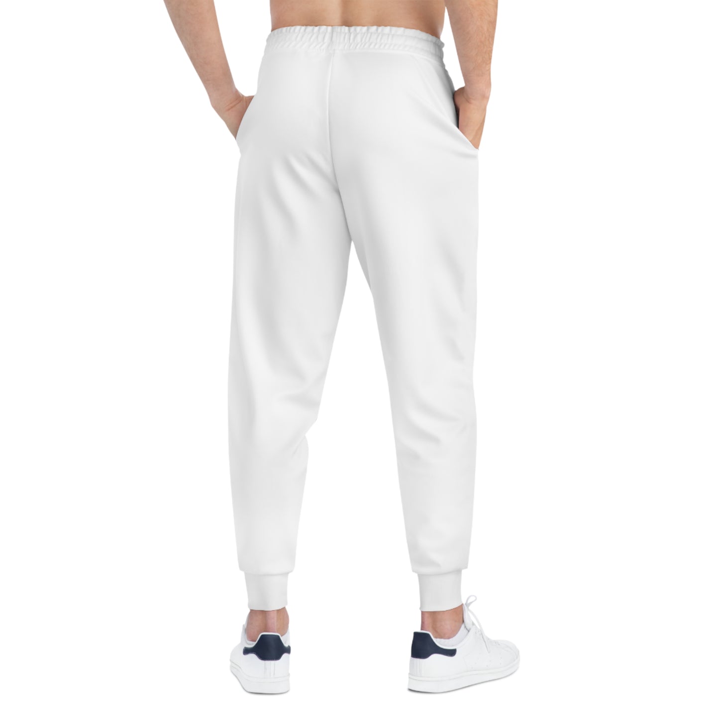 Luxury White Athletic Joggers for Comfort & Style