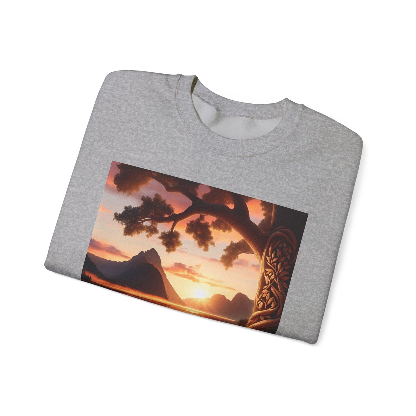 Inspirational Sunset Crewneck Sweatshirt - Believe in Yourself